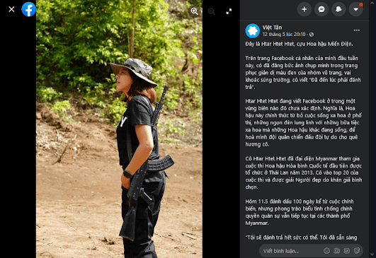 Thấy gì qua việc Việt Tân cổ vũ bạo động ở Myanmar?