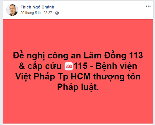 Thích Ngộ Chánh lộ nguyên hình là một thầy tu “rởm”