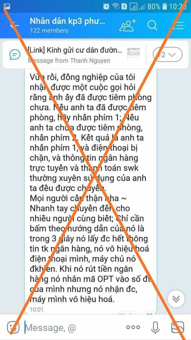 Thông tin cảnh báo lừa đảo, chiếm đoạt tài sản ngân hàng đang làn truyền trên MXH được VAFC xác định là tin giả