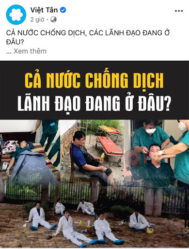 Thủ đoạn hèn hạ của những kẻ đứng ngoài cuộc chiến chống Covid 19 tại Việt Nam