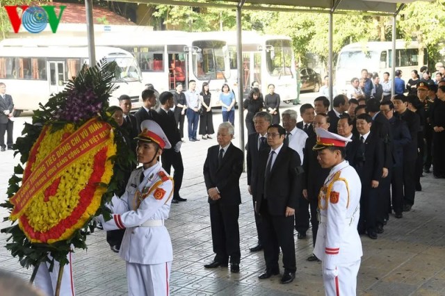 Thủ tướng, Chủ tịch Quốc hội cùng lãnh đạo Đảng, Nhà nước dự lễ tang ông Vũ Mão