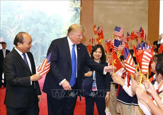 Thủ tướng Nguyễn Xuân Phúc hội kiến Tổng thống Mỹ Donald Trump