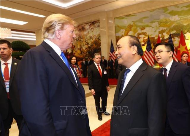 Thủ tướng Nguyễn Xuân Phúc hội kiến Tổng thống Mỹ Donald Trump