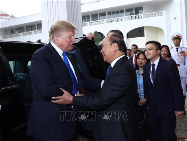 Thủ tướng Nguyễn Xuân Phúc hội kiến Tổng thống Mỹ Donald Trump