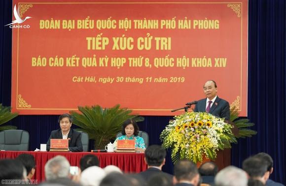 Thủ tướng tiếp xúc cử tri Hải Phòng