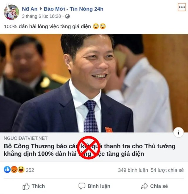 Thực hư thông tin “Thủ tướng yêu cầu EVN bồi thường cho người dân 200% giá điện”