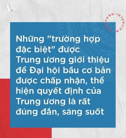 Tiền lệ ‘trường hợp đặc biệt’ ở Trung ương khóa XII