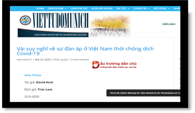 Tìm mọi cách 'hạ bệ' hiệu quả chống dịch của Việt Nam -nhà báo B.Hayton phải thấy xấu hổ!