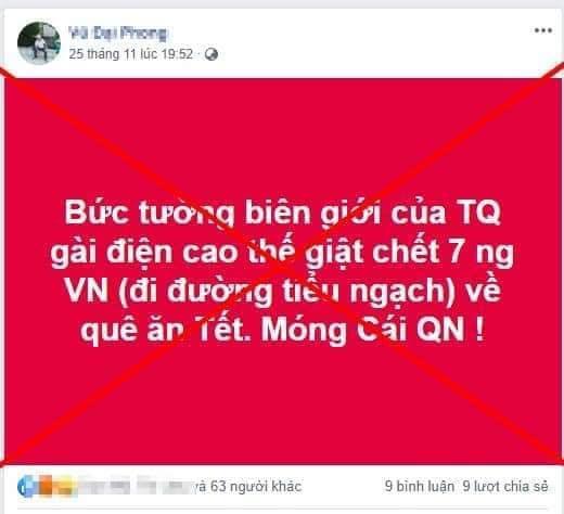 Tin đồn thất thiệt về 7 công dân tử vong ở biên giới Trung Quốc?