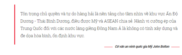 Tín hiệu tích cực ở Biển Đông những ngày cuối tháng 8