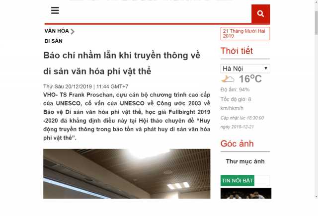 Nóng chuyện “Di sản văn hóa phi vật thể”- Hóa ra bấy nay Bộ Văn hóa đánh lừa người dân?