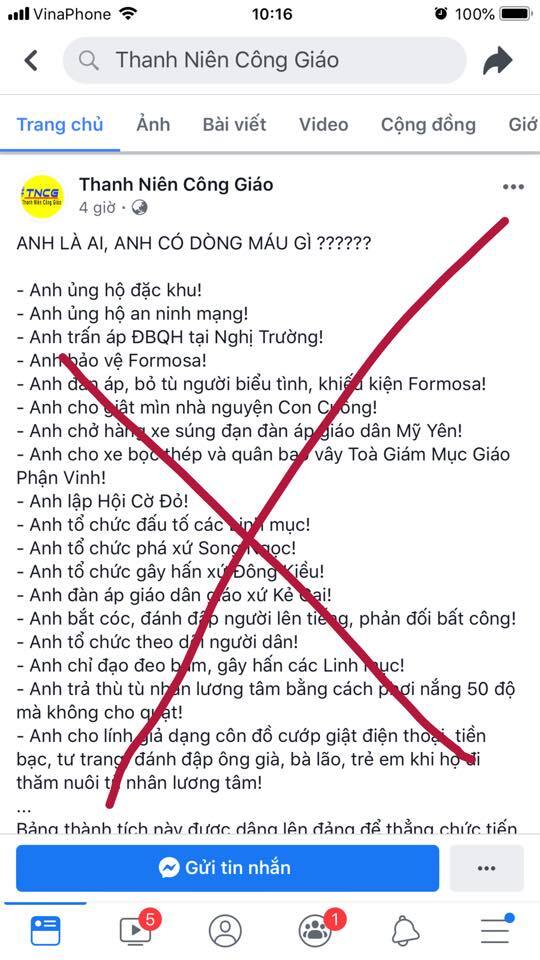 Tội Phạm Thì Luôn Sợ Pháp Luật- Linh mục Đặng Hữu Nam Có Tật Giật Mình