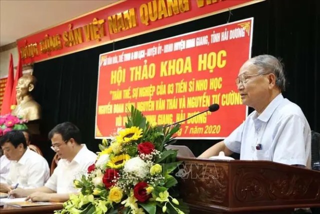 Tôn vinh 3 vị Tiến sĩ Nho học họ Nguyễn ở Ninh Giang