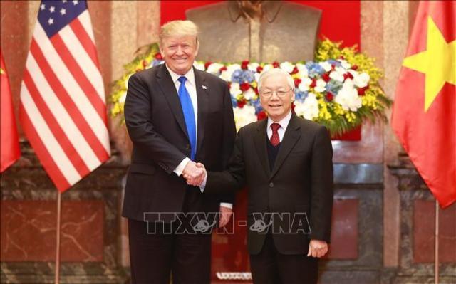 Tổng Bí thư, Chủ tịch nước hội đàm với Tổng thống Donald Trump