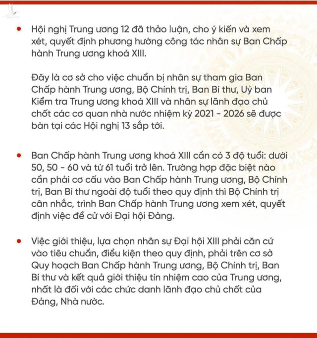 Trăn trở của Tổng Bí thư về Ban Chấp hành Trung ương khóa XIII