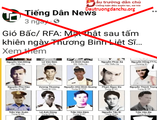 Trang Tiếng Dân News/Gió Bấc/RFA lộ rõ bản chất vô ơn, bạc tình, bạc nghĩa!