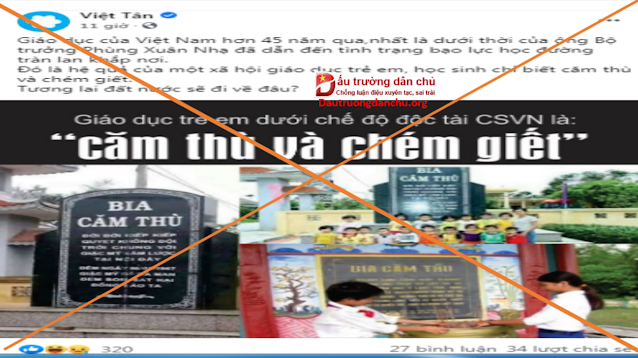 Trang 'Việt tân' lại kiếm cớ la làng về giáo dục lịch sử dân tộc!