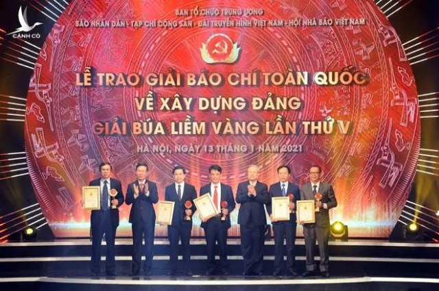 Trao giải Báo chí toàn quốc về xây dựng Đảng lần thứ V