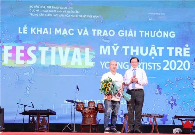 Trao giải thưởng Festival Mỹ thuật trẻ 2020