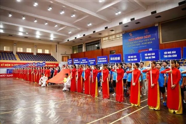 Trên 200 VĐV tranh tài tại Giải bóng bàn Cúp Hội Nhà báo Việt Nam năm 2020 Trên 200 VĐV tranh tài tại Giải bóng bàn Cúp Hội Nhà báo Việt Nam năm 2020