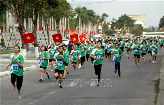 Trên 5.000 người hưởng ứng Ngày chạy Olympic - Vì sức khỏe toàn dân tỉnh Quảng Nam