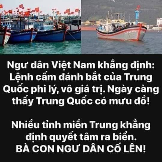 Trung Quốc ngang ngược chỉ trích việc Việt Nam phản đối lệnh cấm đánh bắt cá