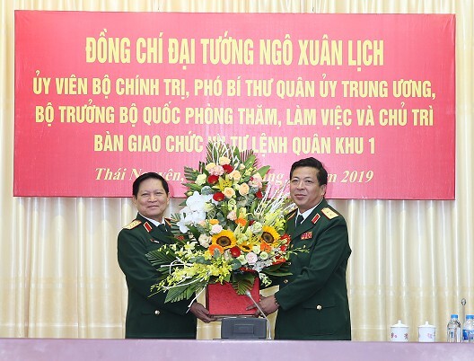 Trung tướng Trần Hồng Minh thôi nhiệm vụ Tư lệnh Quân khu 1