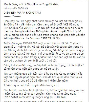 Trước thềm phiên toà vụ án Đồng Tâm: Xuất hiện những kẻ phá bĩnh