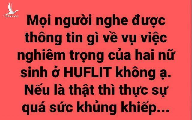 Trường Quân sự Quân khu 7 lên tiếng về tin đồn liên quan đến 2 nữ sinh HUFLIT