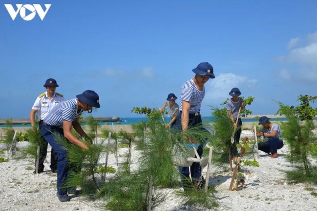 Trường Sa xanh giữa biển khơi