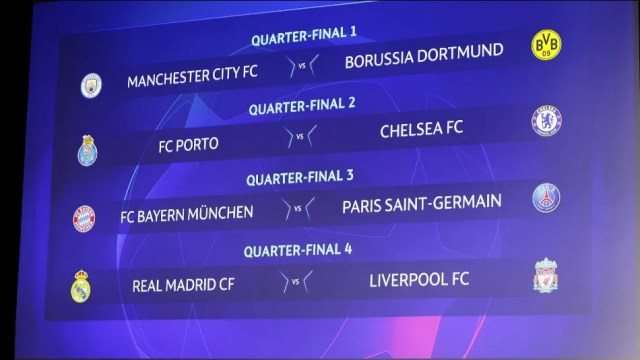 Tứ kết Champions League: PSG đụng Bayern Munich, Real Madrid đối đầu Liverpool