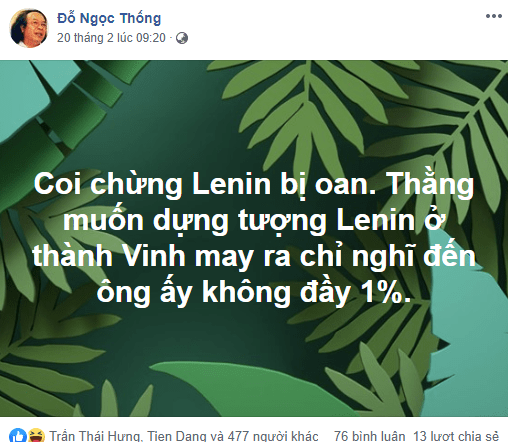 Tượng đài Lê nin và chủ nghĩa chống cộng