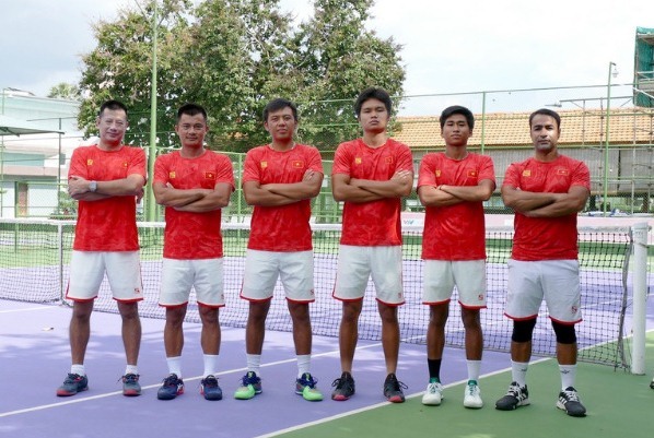 Tuyển quần vợt Việt Nam cùng Malaysia tranh vé thăng hạng Davis Cup