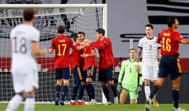 UEFA Nations League 2020 - 2021: Tây Ban Nha tàn phá 'xe tăng' Đức tới 6 - 0