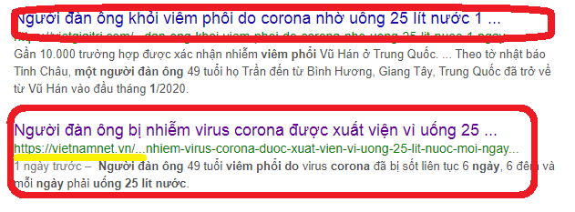 Uống 25 lít nước 1 ngày có thể chữa khỏi cúm do nhiễm corona virus?