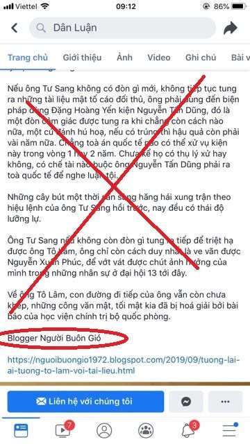 Vạch trần âm mưu tấn công lãnh đạo cấp cao dồn dập của Bùi Thanh Hiếu (người buôn gió)