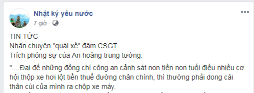 Vạch trần bản chất trang “nhật ký yêu nước”