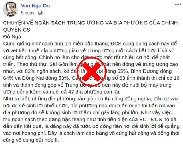 Vạch trần kế ly gián TP.HCM và các địa phương trên cả nước