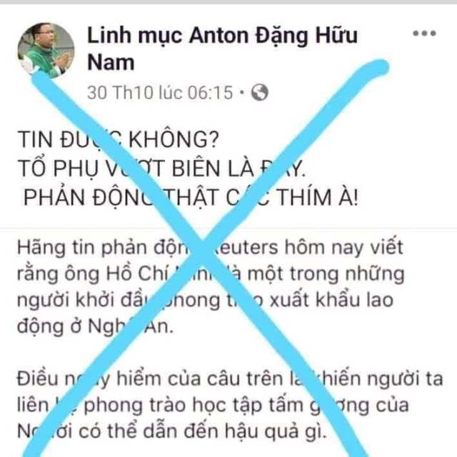 Vài điều với Linh mục Đặng Hữu Nam!