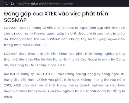 Vai trò của nhà nước trong ứng dụng SOSMAP mà Việt Tân ca ngợi