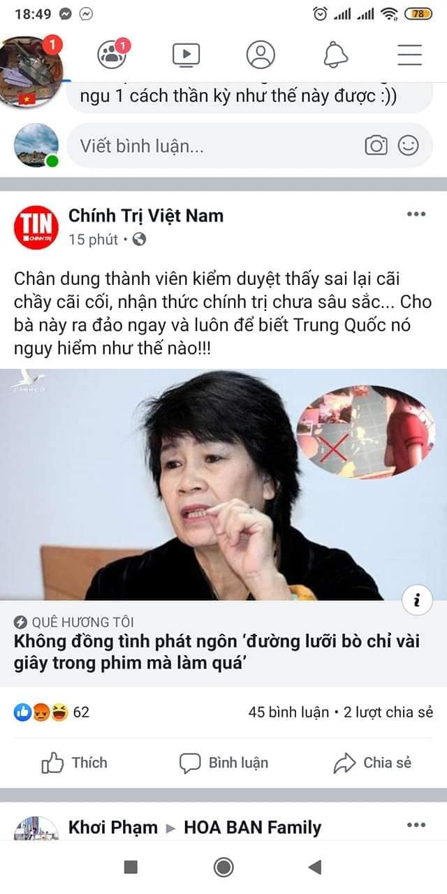 Về bài báo dẫn câu nói của bên kiểm duyệt bảo 