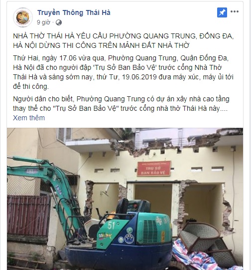 Về Khu Đất Trước Cổng Nhà Thờ Thái Hà