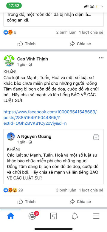 Vì sao các bị cáo từ chối nhóm luật sư zân chủ?