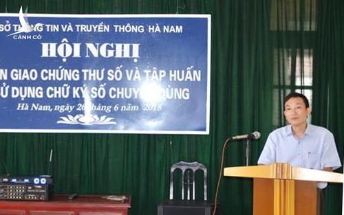 Vì sao Phó Giám đốc Sở Thông tin và Truyền thông Hà Nam bị kỷ luật?