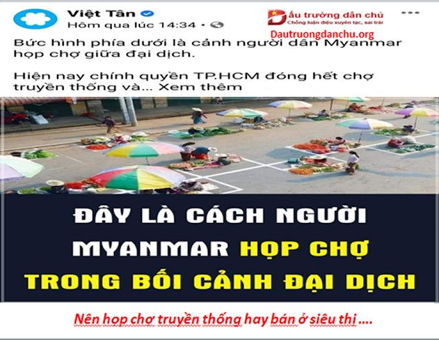 Việc dừng họp chợ truyền thống: Sao chỉ biết 'bàn ngang'!