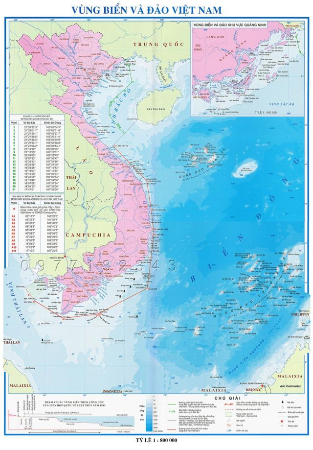 Việt Nam phân định biển với các nước láng giềng theo Công ước Liên hợp quốc về Luật biển 1982 (UNCLOS 1982)