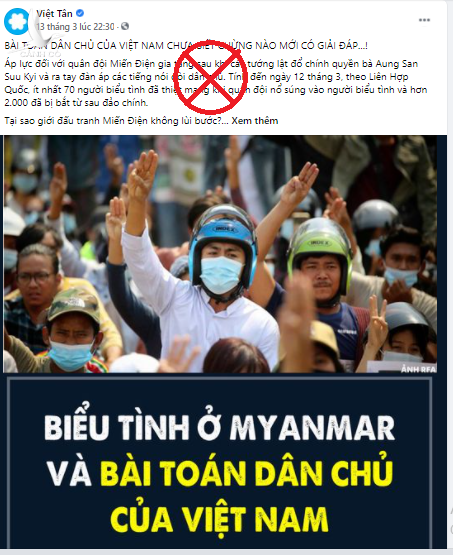 Việt Nam từ chối nhận “món quà” từ Myanmar