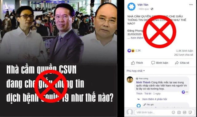 Việt Tân có mưu đồ gì khi “chày cối” đăng tin “Việt Nam giấu dịch”?