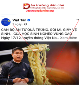 Việt Tân cố tình lấy hiện tượng để quy chụp thành bản chất