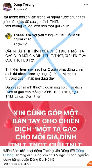 Việt tân đẩy Trương Văn Dũng vào hành trình đi vào vết xe đổ của  Nguyễn Thúy Hạnh